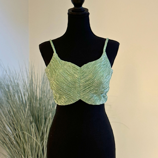 Kareena Saree Blouse - Mint Green