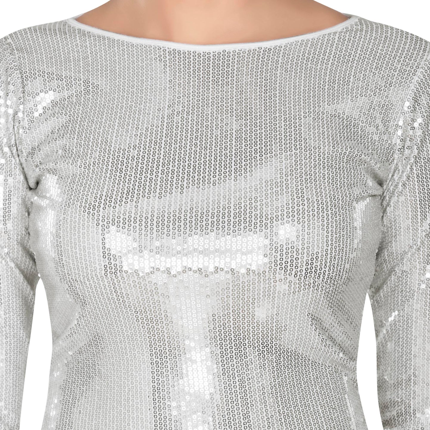 Priya Saree Blouse - Silver